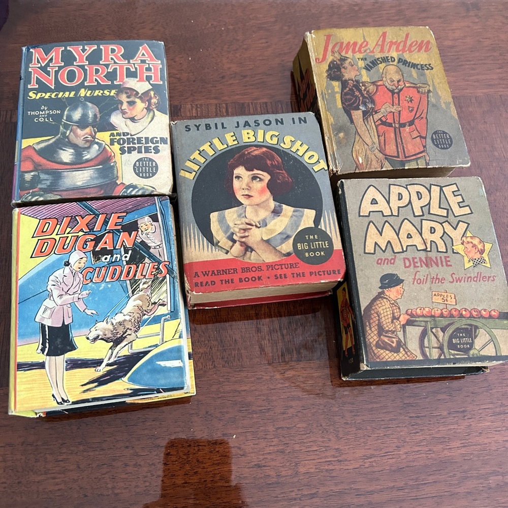 Big & Better little books lot of 5